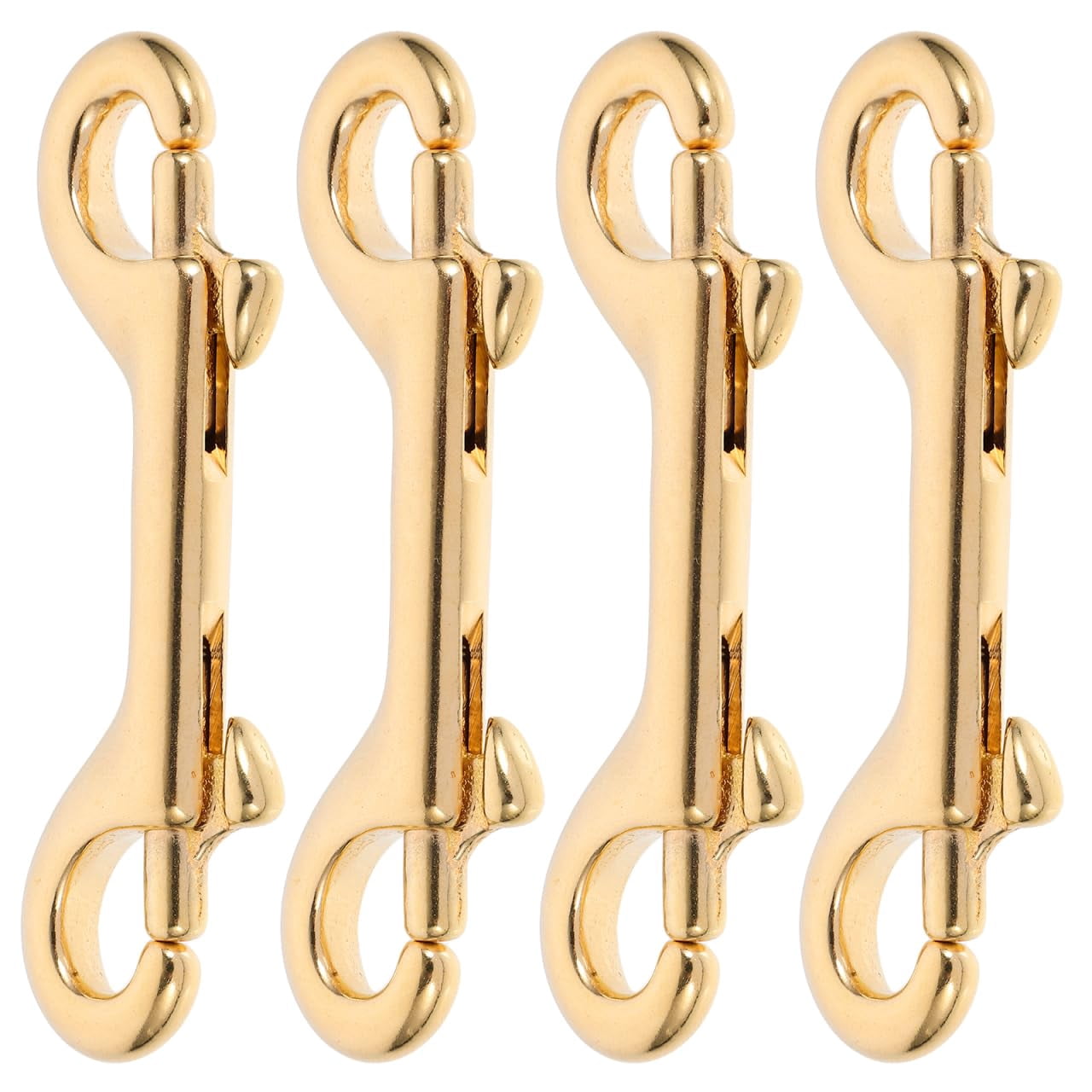 CATPAN 4pcs Double Ended Bolt Snaps Hook, Brass Heavy Duty Stainless ...