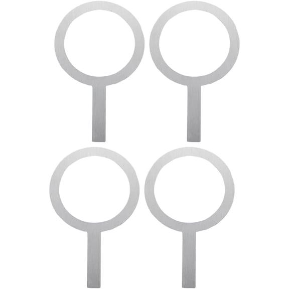 CATPAN 4pcs Stainless Steel Baking Cup Ring Milk Cup Rim Coffee Cup Rim Gasket Cover for Tea Dessert Shop Brulee Making