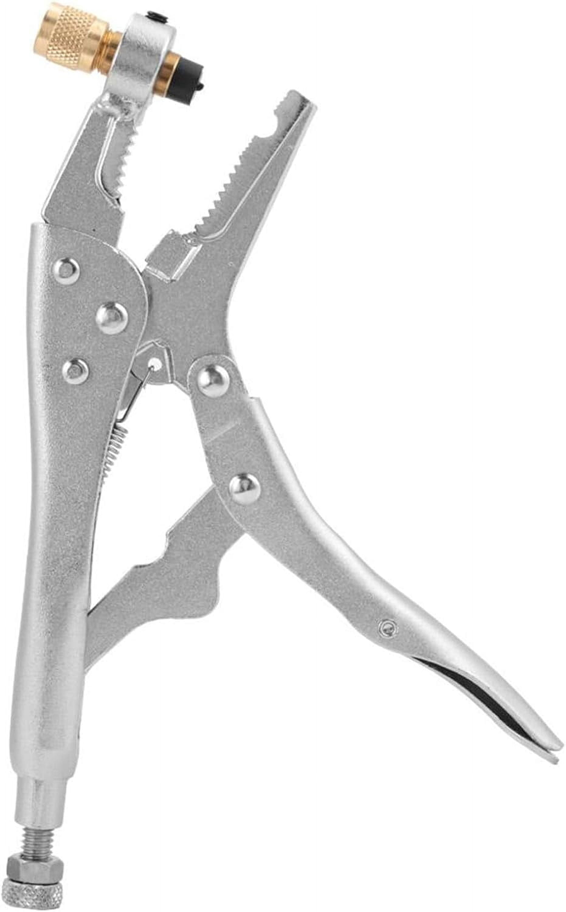CATPAN Air Conditioner Refrigerant Recovery Pliers with 1/4" SAE Interface, Durable Efficient and Eco-Friendly Tool for Refrigeration Tube Locking and Recovery