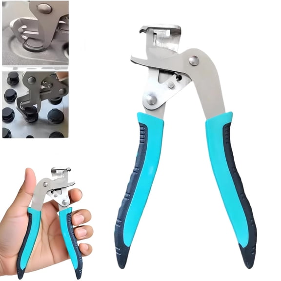 CATPAN Car Clip Pliers Multi Functional Disassembly Tool Suitable for Disassembling Fasteners Rivets Hidden Buckle Adapt to Maintenance Needs In Various Complex Environments (Blue 1-piece)