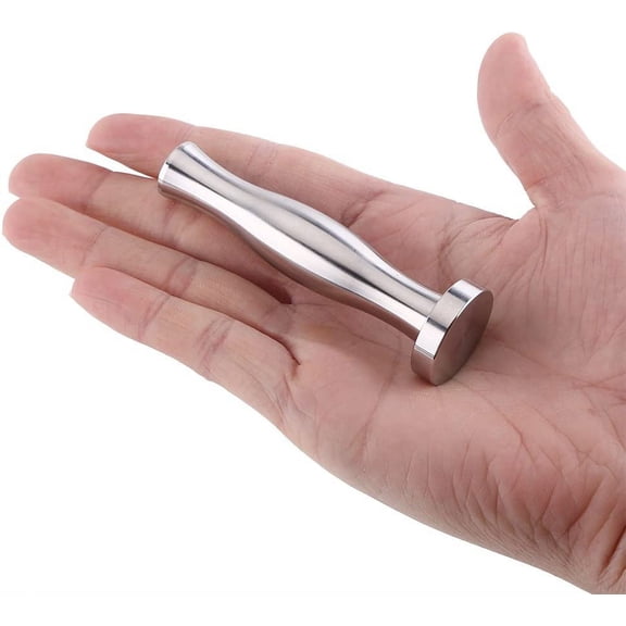 CATPAN Coffee Tamper, 1Pc Stainless Steel Solid Pressing Hammer Refillable Filling Tool for Capsules Machine Grind Diameter 2.4cm / 0.94inch
