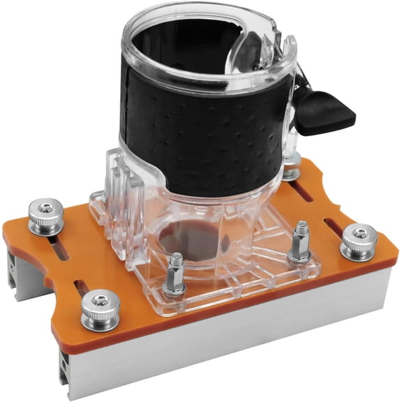CATPAN D26200 2-in-1 Compact Wood Router Base and Slot Bracket for Cabinet Furniture