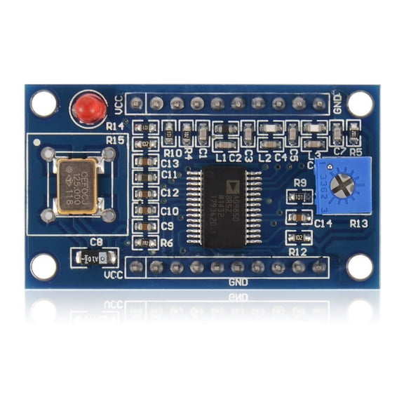 CATPAN DDS AD9850 Signal Generator Module0-40MHz Sine Wave and 2 Square Wave Output IC Test Equipmentadopts 125MHz active crystalmake the waveform of the SN ratio better