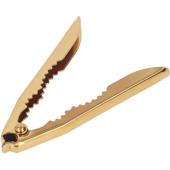 CATPAN Gold Crab Cracker Non Slip Robust Stainless Steel Nutcracker Chestnut Walnut Opener Clip Non Slip Handle Lever Design Home Supplies for Kitchen