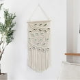 thumbnail image 1 of CATPAN Macrame Hanging Tapestry Boho Hand Woven Tapestries Dream Catchers Boho Wall Art Decor Home Wall Decor Wall Pediment 16x30 Inch, 1 of 10