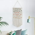 thumbnail image 1 of CATPAN Macrame Hanging Tapestry Boho Hand Woven Tapestries Dream Catchers Boho Wall Art Decor Home Wall Decor Wall Pediment 16x30 Inch, 1 of 6