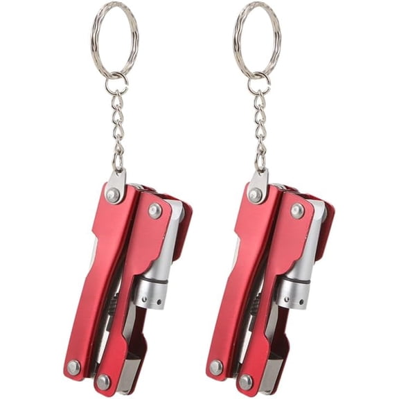 CATPAN Multifunction Clamp ToolFoldable Pocket Pliers with Led Flashlight Compact Outdoor Multi Tool for Camping Emergency RepairPerfect for  emergency situations, and outdoor adventures 2-Packs