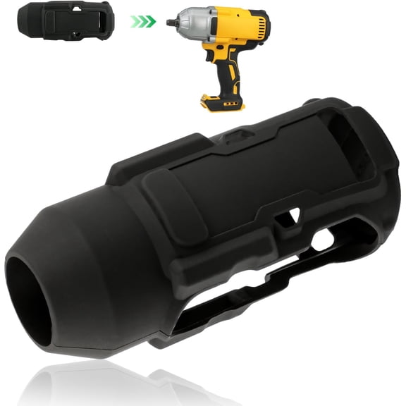 CATPAN N918391 Protective Boot Compatible with DEWALT DCF900 DCF899 DCF900NT 20V Max Cordless High Torque Impact Wrench Protective Boot for 1/2" Wrench Assembly Accessories Tools Black