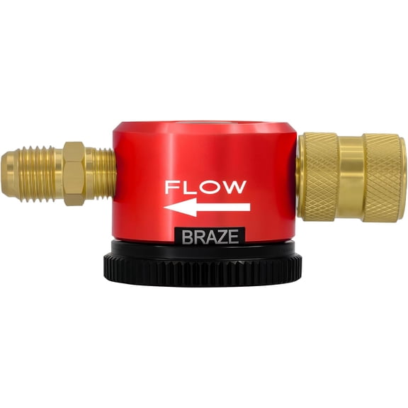 CATPAN Nitrogen Purge Tool, HVAC Purge Nitrogen Flow Regulator, Tough and durable(Red)