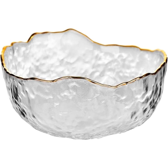 CATPAN Pedicure Bowl 1Pcs Glass Nail Soaking Bowl Nail Art Remover Soak Soaker Manicure Soaking Bowl Nail Salon Bath Bowl for Fingernail Toenail Caring Polish Removal Manicure Bowl