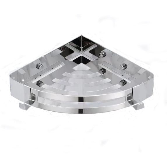 CATPAN Stainless Steel Bathroom Caddy Storage Organizer Wall Mounted Kitchen Corner Shelf