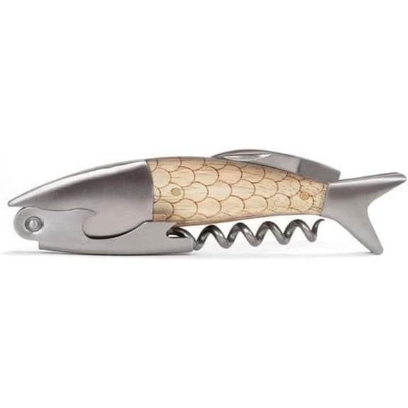 CATPAN Unique Fish Corkscrew, Professional Waiters Corkscrew Wine Key Bottle Opener,Manual Wine Key for Servers, Waiters, Bartenders and Home Use