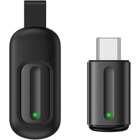CATPAN Universal Mini Smart IR Remote Controller iOS Android Mobile Phone Infrared Controller Smartphone Infrared Controller Adapter for Using in Control Most Home Appliances (Type C, Black)