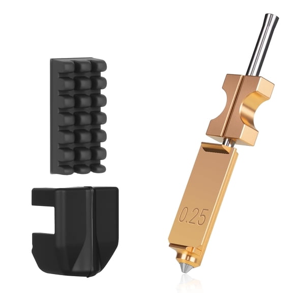 CATPAN Upgraded 0.25mm AD5X Nozzle,Quick-Swap Copper Alloy Hardened Steel 3D Printer Nozzle Support High Flow Printing ONLY Compatible with Flashforge AD5X 3D Printer