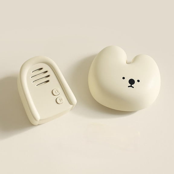 CATPAN Wireless Doorbell, Cute Rabbit and Snow House DoorbellWireless remote control distance of 200 feet, 1 Receiver + 1 Transmitter,for home(Cream White)