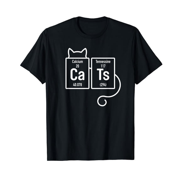 CATS | Lover Periodic Table Elements Funny Science T-shirt