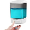 thumbnail image 1 of CATTREES Manual Soap Dispenser,Commercial Soap Dispenser Wall Mounted for Bathroom Kitchen Hotel .1000ml/33oz,Hand Sanitizer Dispenser Wall Mounted Liquid Gel Soap Dispenser Shampoo Container Plastic., 1 of 7