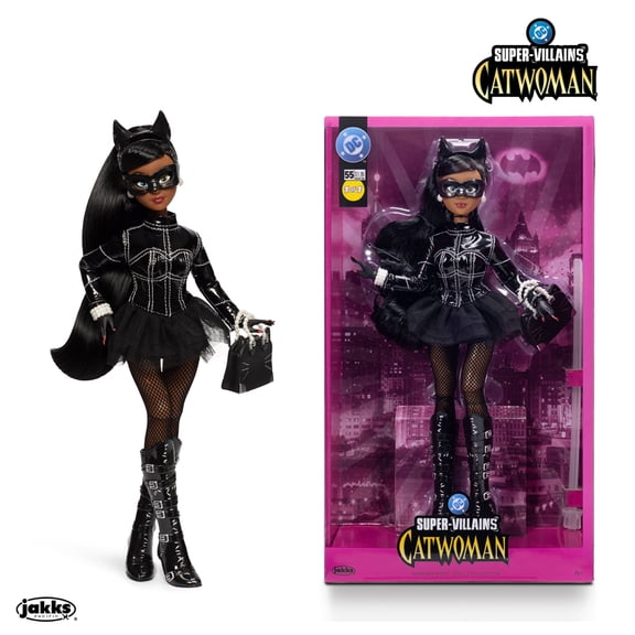 DC Catwoman Collector Fashion Doll with Doll Stand and Accessories