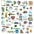 thumbnail image 1 of CATaireen Vintage Junk Journal Ephemera Scrapbooking Supplies Translucent Vellum Paper Stickers Card Making Decal Art Aesthetic for Adults, 1 of 19