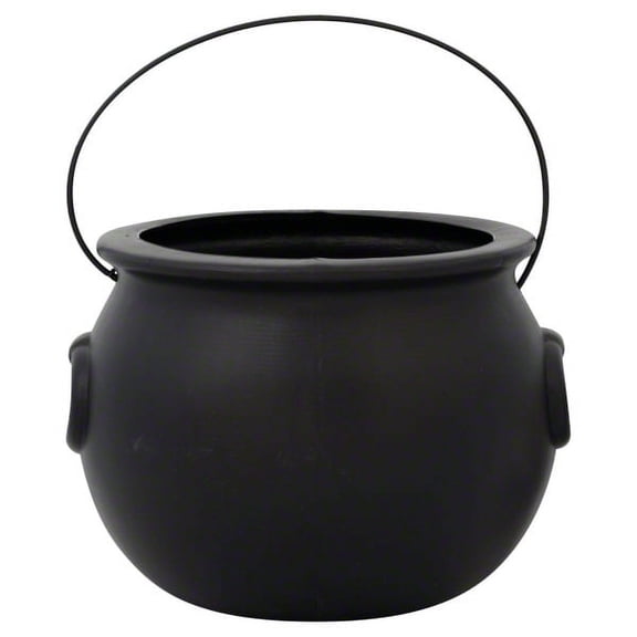 CAULDRON WITCHES W/HANDLE 8IN