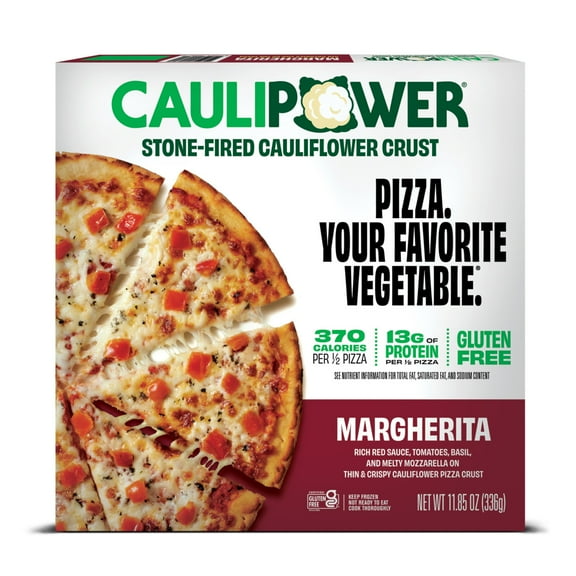 CAULIPOWER Margherita Stone-Fired Cauliflower Crust Pizza, Gluten-Free, 11.85 oz
