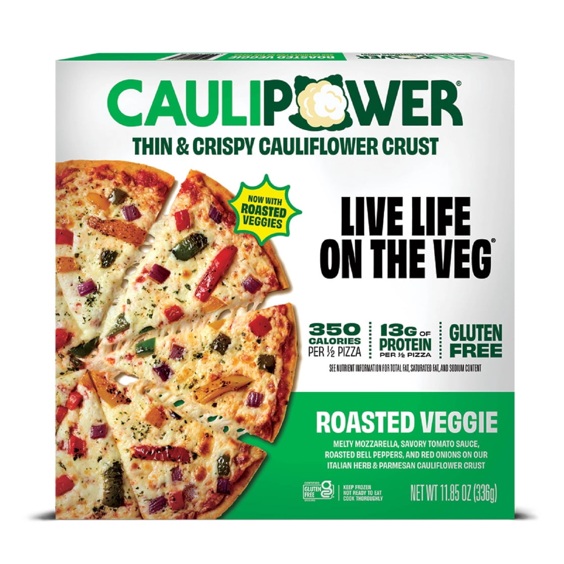 CAULIPOWER PIZZA VEGGIE GLOW UP, 10.9OZ