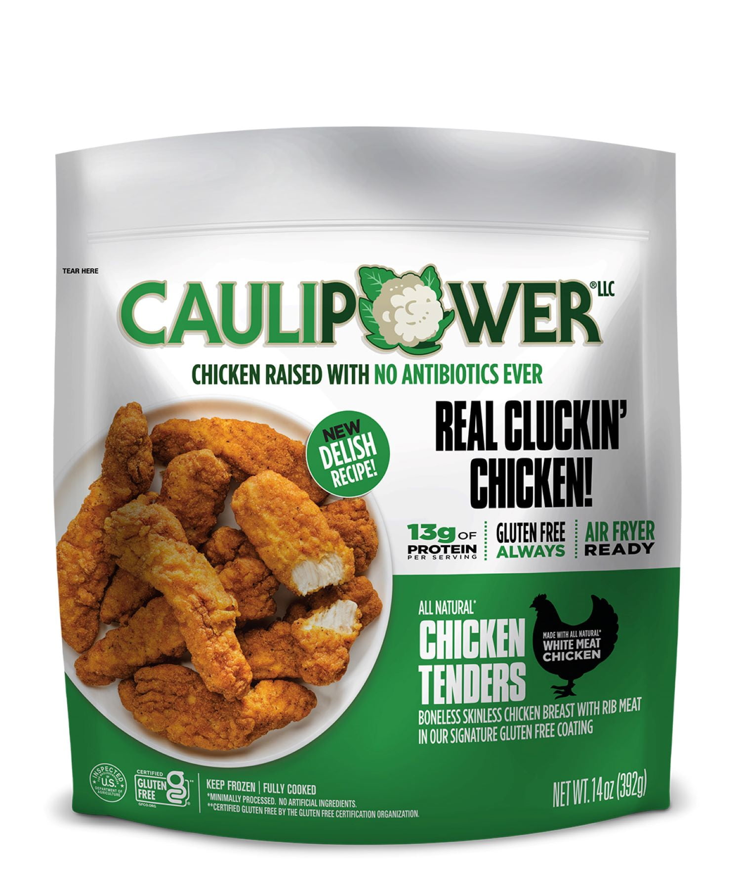 CAULIPOWER Real Cluckin' Chicken Tenders, 14 oz - Walmart.com
