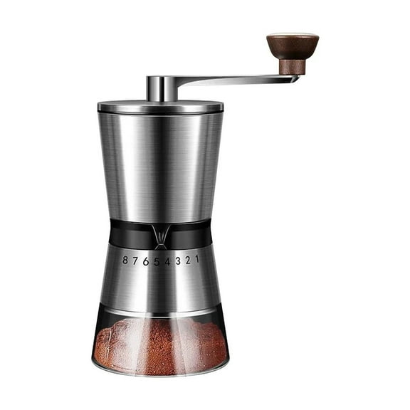CAURHQSX Manual Coffee Grinder Hand Coffee Mill with Ceramic Grinding Core Adjustable Home Portable Coffee Grinding Tools