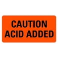 thumbnail image 1 of CAUTION ACID ADDED Medical Labels, 1 of 1