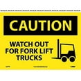 thumbnail image 1 of CAUTION, WATCH OUT FOR FORK LIFT TRUCKS, GRAPHIC, 10X14, PS VINYL, 1 of 1