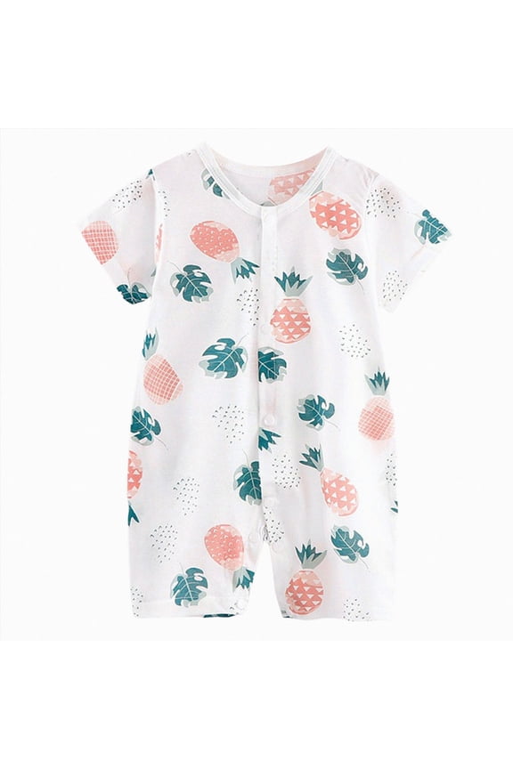 0 3 6 9 12 18 24 Months Baby Boys Pjs Infant Short Sleeve Clothing for Girls Preemie Spring Summer Loungewear Newborn Bodysuit Sizes 6-12 Months,Light Pink