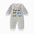 thumbnail image 1 of CAUYDY 0 3 6 9 12 18 24 Months Newborn Boy Coming Home Outfits Baby Clothes Preemie Long Sleeve Bodysuit Infant Boys Romper Fall Winter Toddler Pjs Grey for Sizes 3-6 Months, 1 of 4