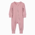 thumbnail image 1 of CAUYDY 0 3 6 9 12 18 24 Months Preemie Girls Sleepers Newborn Long Sleeved Pajamas for Boys Baby Fall Winter Clothes Infant Jumpsuit Sizes 3-6 Months,Pink, 1 of 9