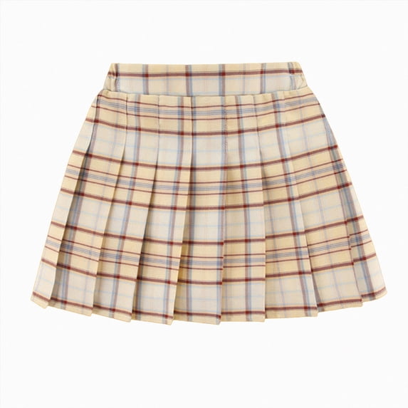 CAUYDY 11-13School Girl Skirt 14-16Teen Girls Pleated Mini Athletic Skorts 3T 4T 5T Baby Girls Summer Cute Clothes Graduation Gift for 6-9Years Juniors Kids (Sizes 11-12 Years,Khaki)