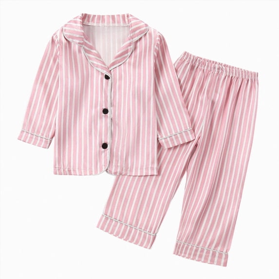 CAUYDY 12M 18M 24M 1T 2T Toddler Girl Pjs Newborn Sleepwear Fall Winter Long Sleeved Top and Elastic Waist Pants 2 Piece Comfy Set Baby Clothes for Girls Sizes 18-24 Months,Orange