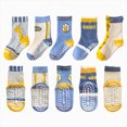 thumbnail image 1 of CAUYDY 1T 2T 3T Toddler Baby Boys Floor Socks 12PC Set Little Kids Grip Crew Socks Mid Cut Fall Winter Spring Sizes 1-3 Years, 1 of 4