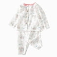 thumbnail image 1 of CAUYDY 2T 3T 4T 5T Child Girls Clothing Baby Sleepers Fall Winter Long Sleeve T-Shirt and Pants 2Pcs Set Toddler Pajamas Little Kid Outfits for Girl Sizes 2-3 Years,Pink, 1 of 6