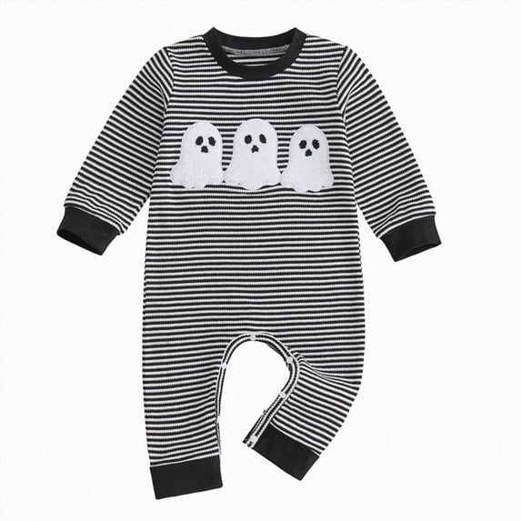 CAUYDY 3 6 9 12 18 24 Months Baby Boys Sleepers Newborn Clothes Fall Winter Preemie Long Sleeve Romper Infant Boy Cute Pajamas Toddler Bodysuit Black for Sizes 3-6 Months