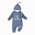 thumbnail image 1 of CAUYDY 3 6 9 12 18 24 Months Baby Boys Sleepers Newborn Clothes Fall Winter Preemie Long Sleeve Romper Infant Boy Cute Pajamas Toddler One-Pieces Blue for Sizes 0-3 Months, 1 of 4