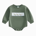 thumbnail image 1 of CAUYDY 3 6 9 12 18 24 Months Baby Boys Sleepers Newborn Clothes Fall Winter Preemie Long Sleeve Romper Infant Boy Cute Pajamas Toddler One-Pieces Green for Sizes 6-12 Months, 1 of 6