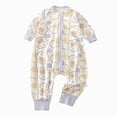 thumbnail image 1 of CAUYDY 3 6 9 12 18 24 Months Newborn Girl Coming Home Outfits Baby Sleepers Preemie Clothing Long Sleeve Bodysuit Fall Winter Infant Girls Pajamas Romper Sizes 18-24 Months,Light Blue, 1 of 5