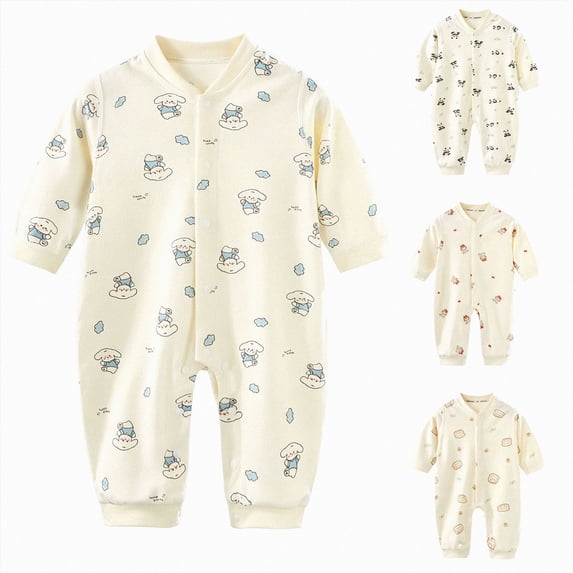 CAUYDY 3 6 9 Months 1T 2T Clothes for Baby Girls Newborn Sleepers Preemie Long Sleeve Bodysuit Fall Winter Infant Girl Romper Toddler One-Pieces Sizes 6-9 Months,Orange