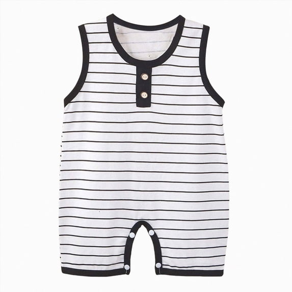 CAUYDY 3 6 9 Months 1T 2T Preemie Girls Clothing Newborn Short Sleeved Loungewear for Boys Baby Spring Summer Bodysuit Infant Romper Sizes 18-24 Months,Black