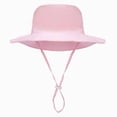 thumbnail image 1 of CAUYDY 6 12 18 Months Baby Sun Hats 2T 3T 4T Toddler Sun Hat 5-10T Kids Summer UPF 50+ for Girls Boys Adjustable Beach Hats with Bucket Wide Brim (Sizes 3-6 Years,Light Pink), 1 of 5