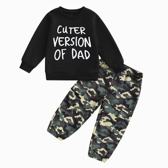 CAUYDY 6 9 12 18 24 Months Child Boys Fall Winter Clothing 2T 3T 4T 5T Baby Long Sleeve Shirt Sweatpants 2 Piece Casual Set Toddler Birthday Outfits AG for Sizes 3-4 Years