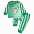 thumbnail image 1 of CAUYDY 6 9 12 18 24 Months Newborn Boy Fall Winter Clothes 2T 3T 4T 5T Infant Long Sleeve Sweatshirt Elastic Pants 2 Piece Casual Set Baby Outfits Green for Sizes 12-18 Months, 1 of 9