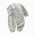 thumbnail image 1 of CAUYDY 6 9 12 18 Months Baby Boys One-Pieces Newborn Clothes Preemie Long Sleeved Sleepers Infant Boy Romper Fall Winter Toddler Pajamas Silver for Sizes 6-9 Months, 1 of 4