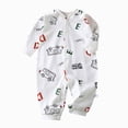 thumbnail image 1 of CAUYDY 6 9 12 18 Months Boys Pajamas for Newborn Baby Clothes Preemie Long Sleeve Romper Fall Winter Infant Boy Comfy Bodysuit Toddler Sleepers Red for Sizes 3-6 Months, 1 of 5