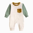 thumbnail image 1 of CAUYDY Baby Boy Gift Newborn Clothes 0 3 6 9 Months 1T 2T Preemie Long Sleeve Sleepwear Fall Winter Infant Boys Romper Toddler Pajamas Green for Sizes 18-24 Months, 1 of 7