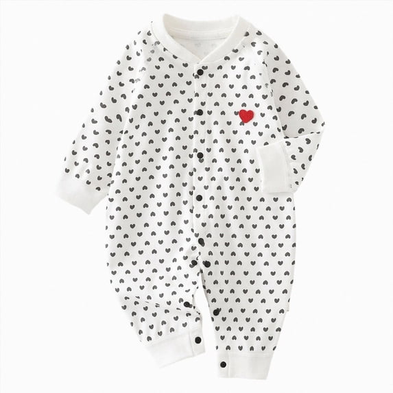 CAUYDY Baby Girl Coming Home Outfits Newborn Sleepers 0 3 6 9 12 18 24 Months Preemie Clothes Long Sleeve Bodysuit Infant Girls Pajamas Fall Winter Romper Sizes 8-12 Months,Black